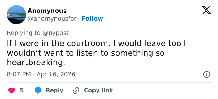 Audio Of Athena Strand’s Final Moments With FedEx Driver Makes Jurors Sob As Her Family Leaves Courtroom