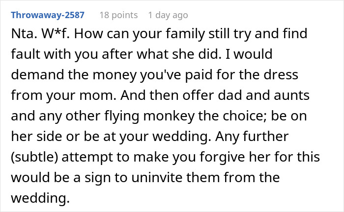 Mother Pours Wine Over Daughter’s Wedding Dress While Smiling, Says It’s Fate