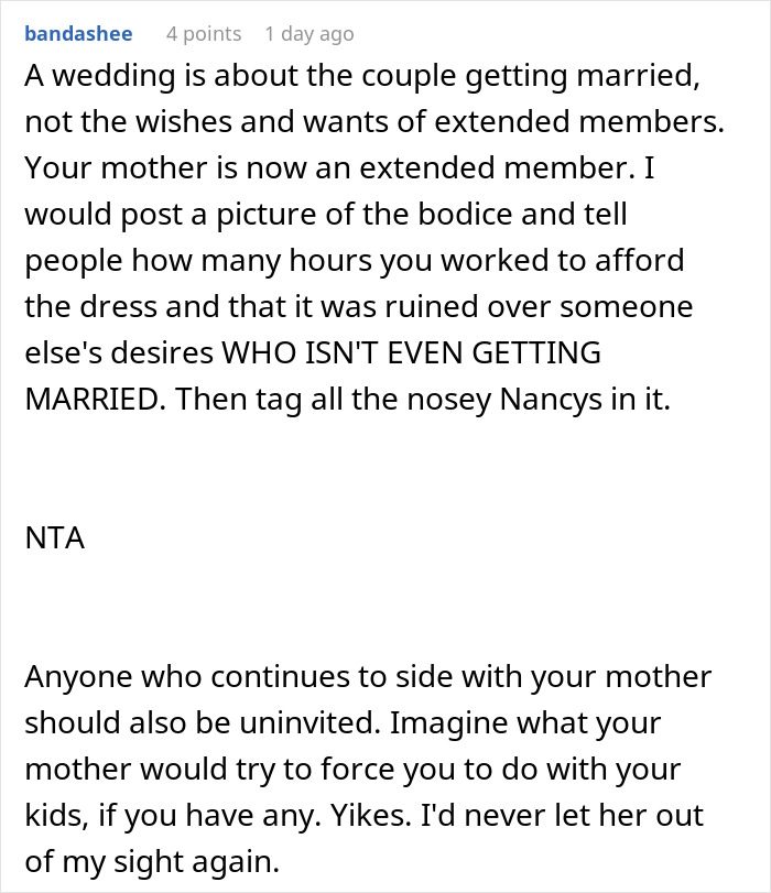 Mother Pours Wine Over Daughter’s Wedding Dress While Smiling, Says It’s Fate