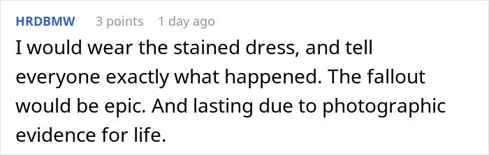 Mother Pours Wine Over Daughter’s Wedding Dress While Smiling, Says It’s Fate