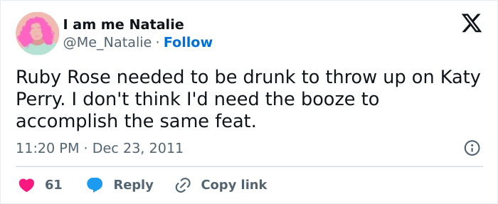 Ruby Rose Contradicts Her Accusations Against Katy Perry In 2011 Article She Wrote About The Infamous Night
