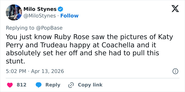 Ruby Rose Contradicts Her Accusations Against Katy Perry In 2011 Article She Wrote About The Infamous Night