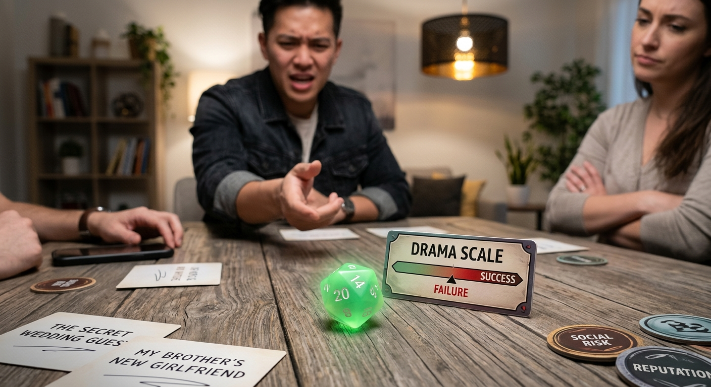 Daily Dice Of Drama: The Social Dilemma Game #001 (Apr 17, 2026)