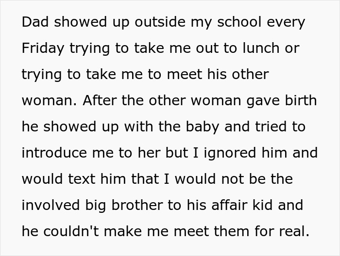 Dad Cheats And Gets Other Woman Pregnant, Acts As Victim When Teen Son Refuses To Play Happy Family