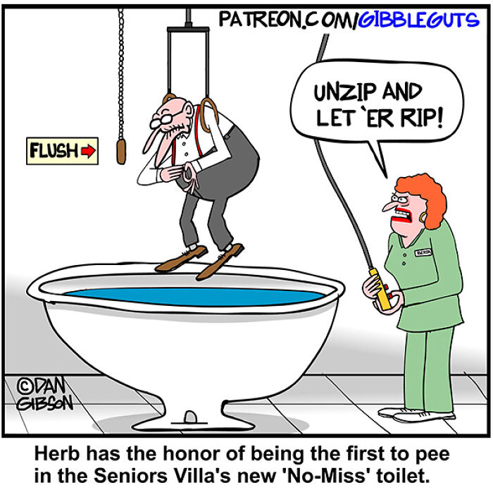 43 New One-Panel Comics About Aging, Drawn By Dan Gibson