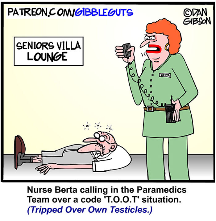 43 New One-Panel Comics About Aging, Drawn By Dan Gibson