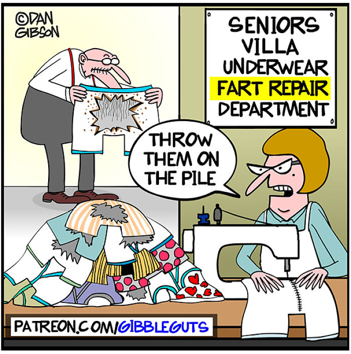 43 New One-Panel Comics About Aging, Drawn By Dan Gibson