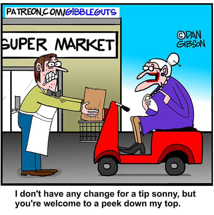 43 New One-Panel Comics About Aging, Drawn By Dan Gibson