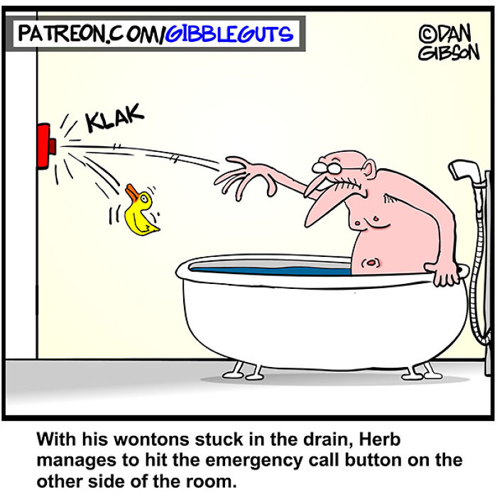 43 New One-Panel Comics About Aging, Drawn By Dan Gibson