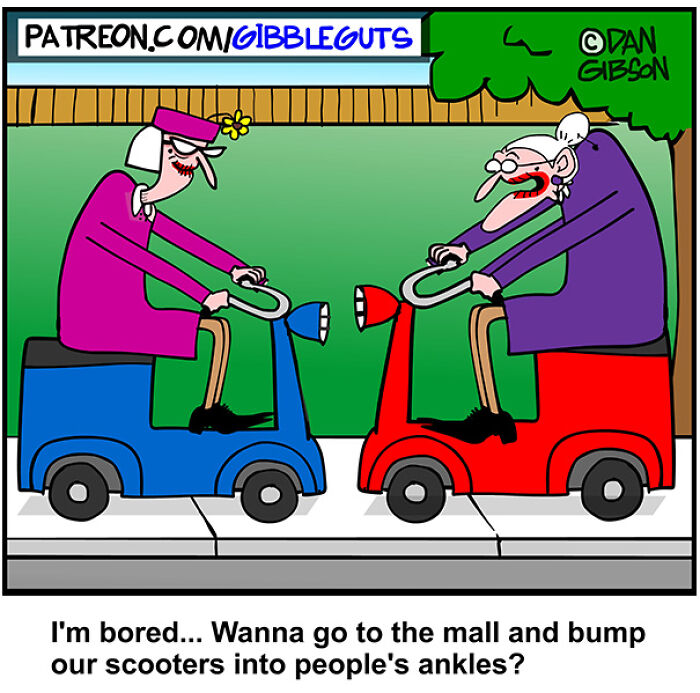 43 New One-Panel Comics About Aging, Drawn By Dan Gibson