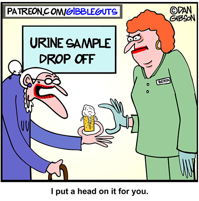 43 New One-Panel Comics About Aging, Drawn By Dan Gibson