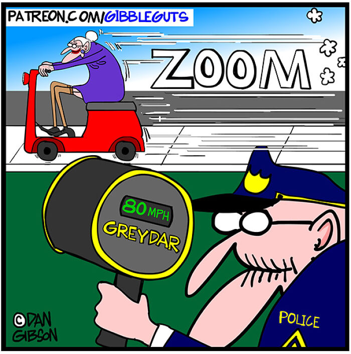 43 New One-Panel Comics About Aging, Drawn By Dan Gibson