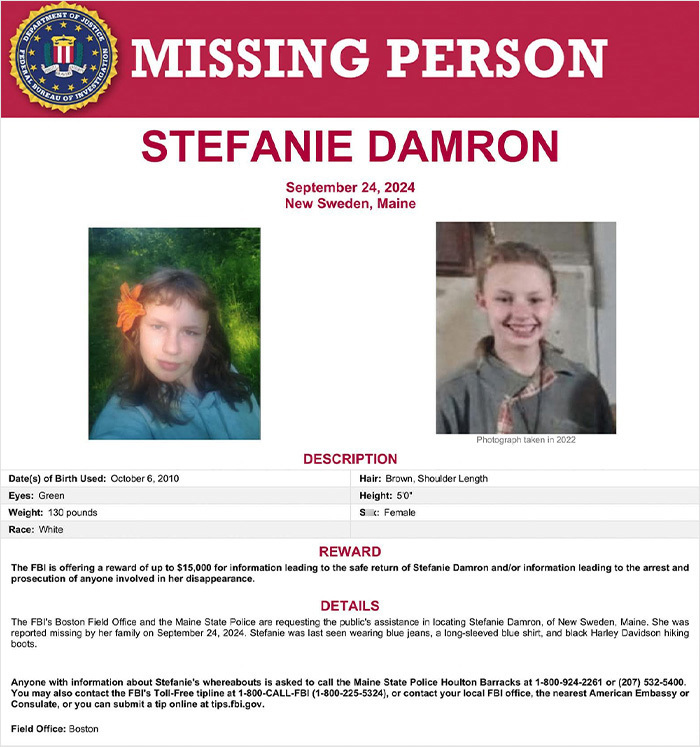 13-Year-Old Vanishes From Family&rsquo;s Yurt In Rural Maine&mdash;Now Her Dad Issues Disturbing Warning