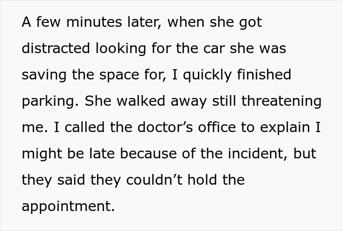 Man Misses Doctor&rsquo;s Appointment Because He Fights An Old Lady Over Parking Spot, Involves The Police