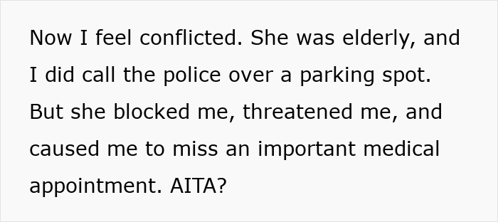 Man Misses Doctor&rsquo;s Appointment Because He Fights An Old Lady Over Parking Spot, Involves The Police