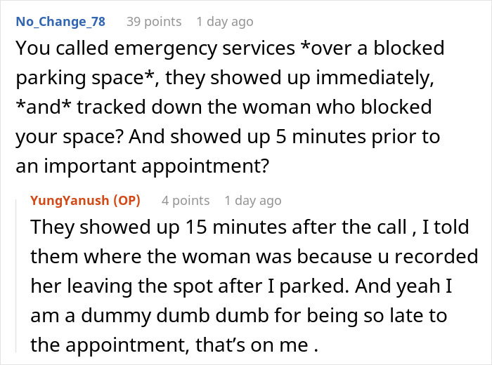Man Misses Doctor&rsquo;s Appointment Because He Fights An Old Lady Over Parking Spot, Involves The Police