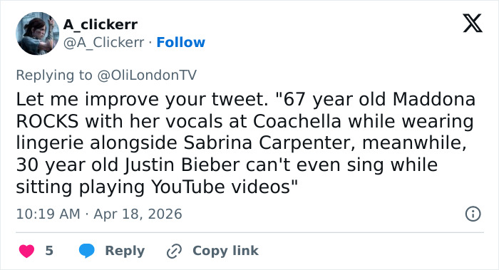 &lsquo;We Need Age Limit For Performers&rsquo;: Internet Slam Madonna After She Joined Sabrina Carpenter At Coachella