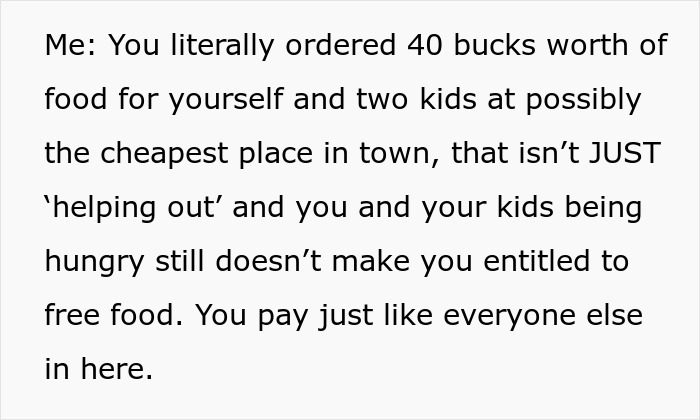 Entitled Mom Assumes Random Guy Will Just Buy Her Kids Food Because She’s A Single Mom