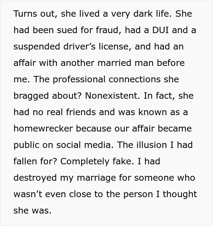 &ldquo;I Destroyed My Life Chasing A Fantasy&rdquo;: Cheater Learns A Harsh Lesson, Gets Zero Sympathy