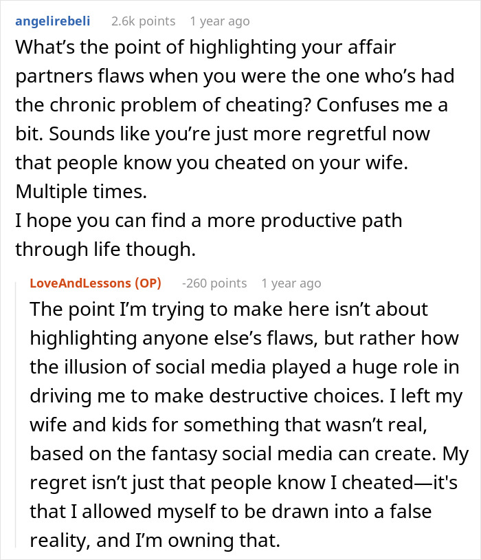 &ldquo;I Destroyed My Life Chasing A Fantasy&rdquo;: Cheater Learns A Harsh Lesson, Gets Zero Sympathy