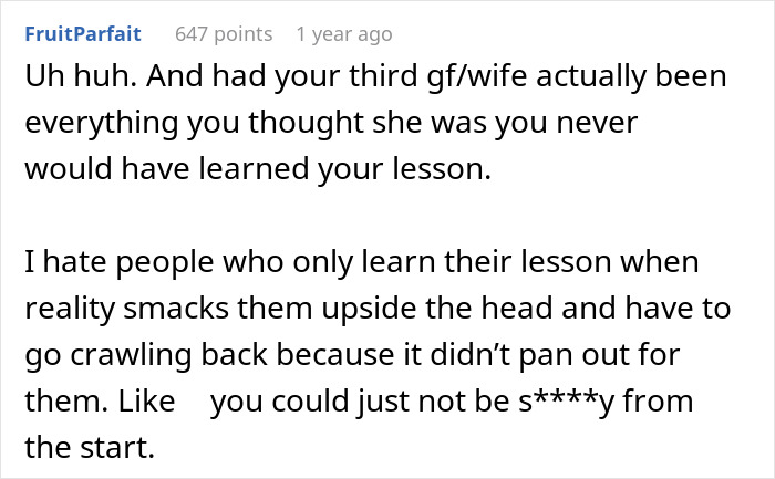 &ldquo;I Destroyed My Life Chasing A Fantasy&rdquo;: Cheater Learns A Harsh Lesson, Gets Zero Sympathy