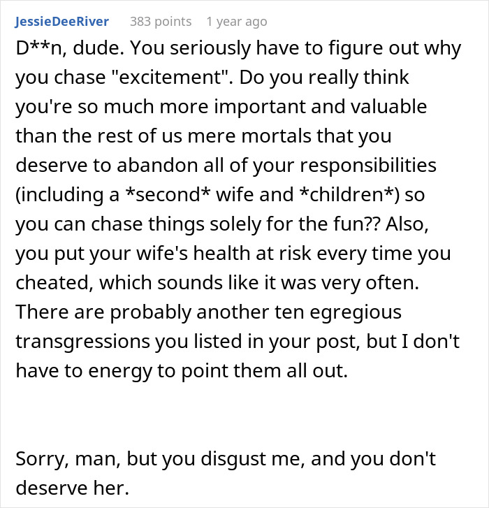 &ldquo;I Destroyed My Life Chasing A Fantasy&rdquo;: Cheater Learns A Harsh Lesson, Gets Zero Sympathy