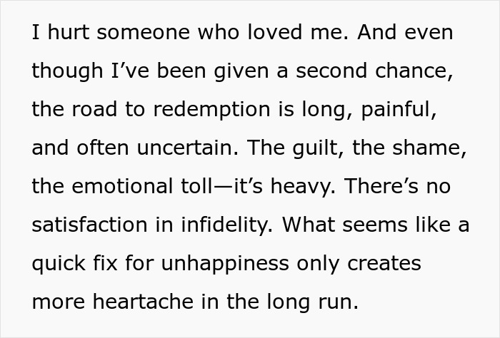 &ldquo;I Destroyed My Life Chasing A Fantasy&rdquo;: Cheater Learns A Harsh Lesson, Gets Zero Sympathy