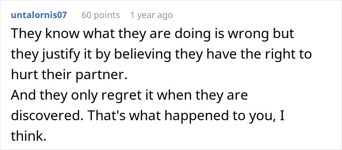 &ldquo;I Destroyed My Life Chasing A Fantasy&rdquo;: Cheater Learns A Harsh Lesson, Gets Zero Sympathy