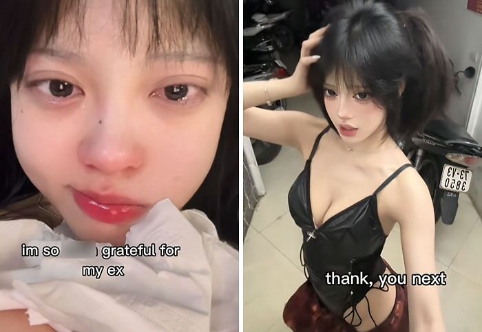 “I&rsquo;m So Grateful For My Ex, Thank You Next”: 43 Post-Breakup Transformations That Need To Be Studied