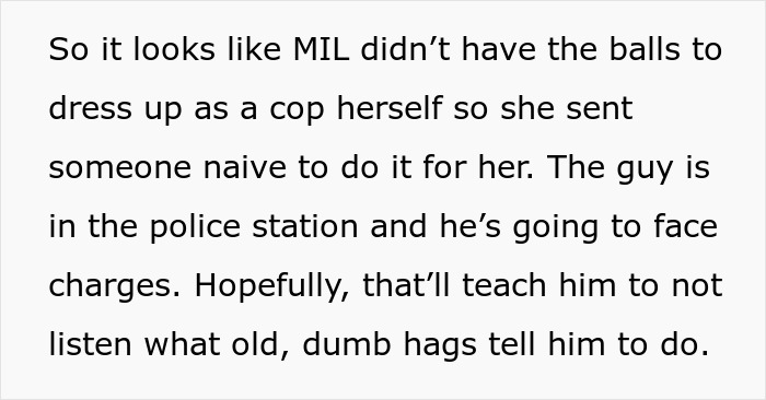 Homophobic MIL Tries To Get Son&rsquo;s BF Arrested By A Fake Cop Knowing He&rsquo;s A Real Police Officer Himself