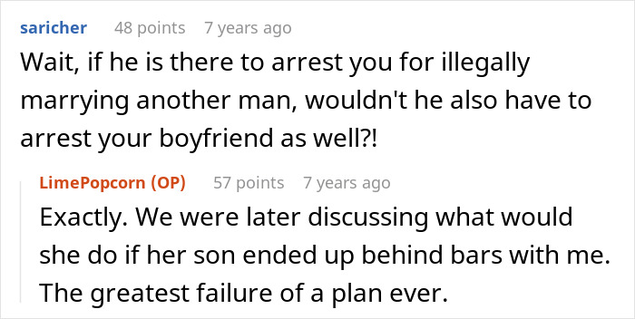 Homophobic MIL Tries To Get Son&rsquo;s BF Arrested By A Fake Cop Knowing He&rsquo;s A Real Police Officer Himself