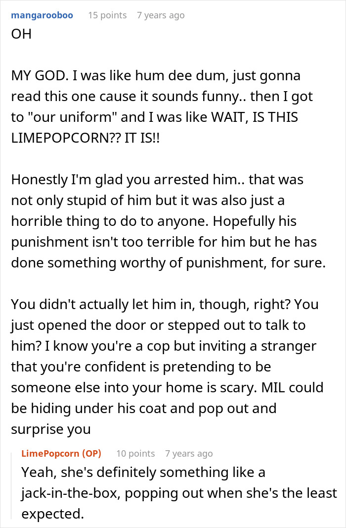 Homophobic MIL Tries To Get Son&rsquo;s BF Arrested By A Fake Cop Knowing He&rsquo;s A Real Police Officer Himself