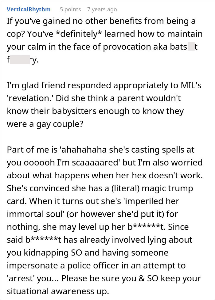 Homophobic MIL Tries To Get Son&rsquo;s BF Arrested By A Fake Cop Knowing He&rsquo;s A Real Police Officer Himself