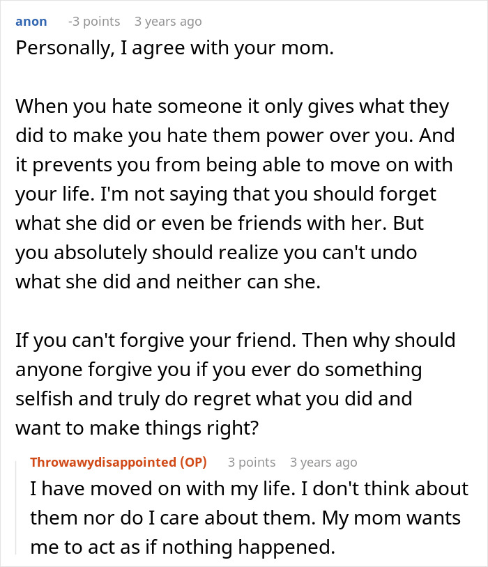 Mom Pushes Daughter To Not Ruin Her Friendship Over A &ldquo;Stupid Boy&rdquo; After BFF&rsquo;s Disgusting Betrayal