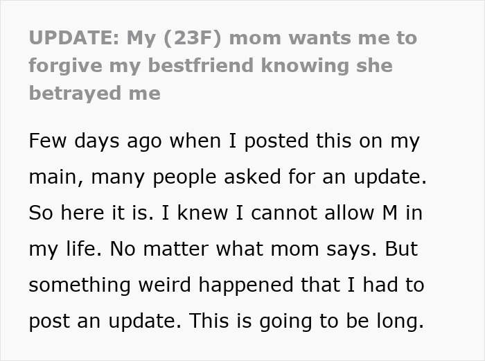 Mom Pushes Daughter To Not Ruin Her Friendship Over A &ldquo;Stupid Boy&rdquo; After BFF&rsquo;s Disgusting Betrayal