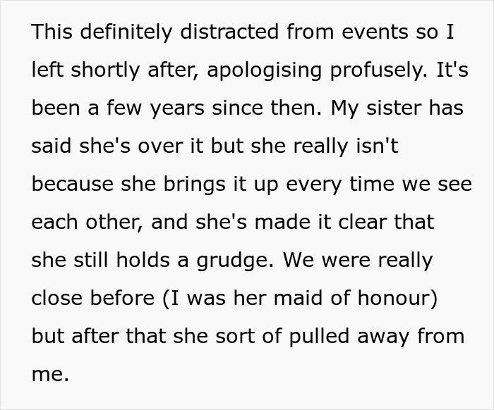 Woman Worries Sister Will Sabotage Her Wedding Because Of Past Incident, Considers Uninviting Her