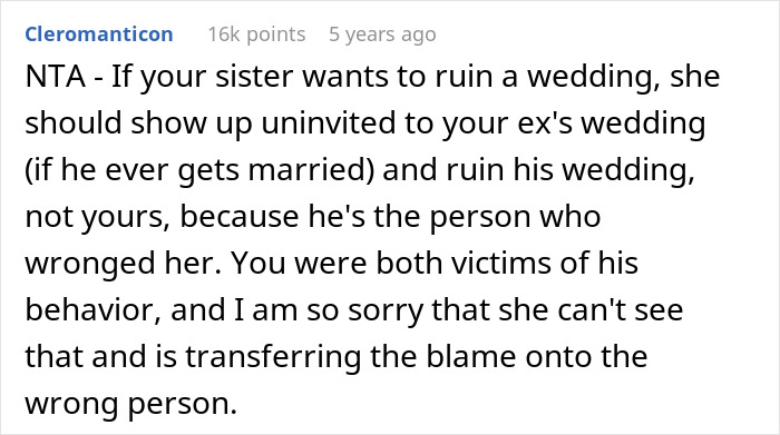 Woman Worries Sister Will Sabotage Her Wedding Because Of Past Incident, Considers Uninviting Her