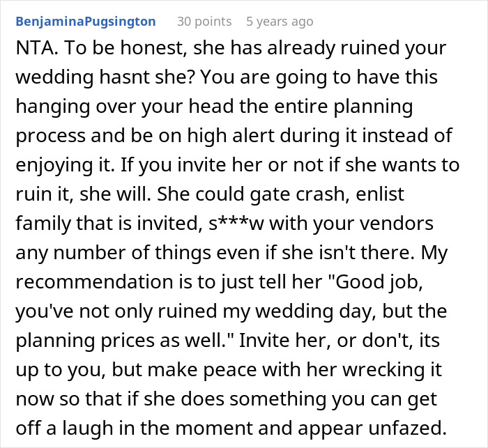 Woman Worries Sister Will Sabotage Her Wedding Because Of Past Incident, Considers Uninviting Her