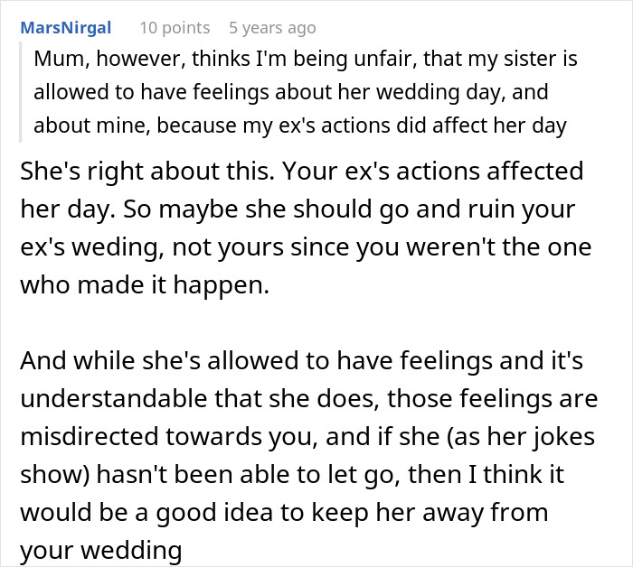 Woman Worries Sister Will Sabotage Her Wedding Because Of Past Incident, Considers Uninviting Her