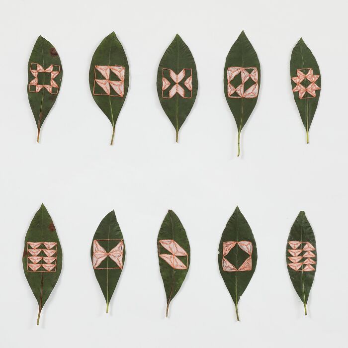 This Artist Embroiders Leaves And Plants, Turning Them Into Mesmerizing Botanical Sculptures (30 Pics)