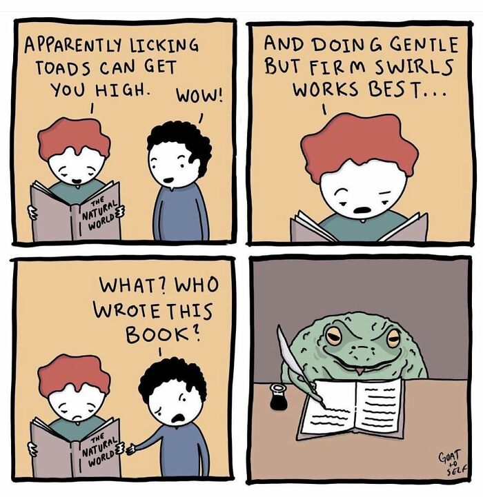 25 Ridiculous &lsquo;Goat To Self&rsquo; Comics With Dark Humor And Unexpected Turns (New Pics)