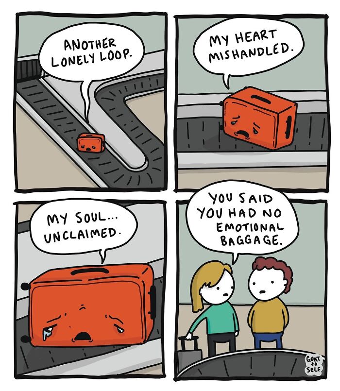 25 Ridiculous &lsquo;Goat To Self&rsquo; Comics With Dark Humor And Unexpected Turns (New Pics)