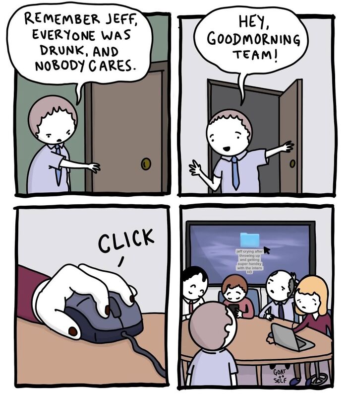 25 Ridiculous &lsquo;Goat To Self&rsquo; Comics With Dark Humor And Unexpected Turns (New Pics)