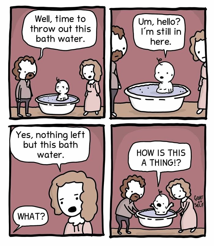 25 Ridiculous &lsquo;Goat To Self&rsquo; Comics With Dark Humor And Unexpected Turns (New Pics)