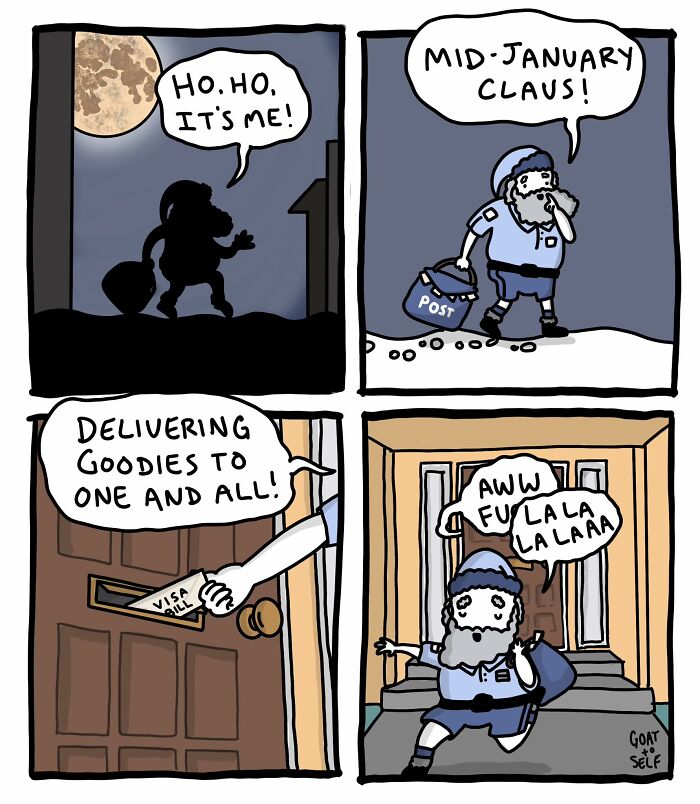 25 Ridiculous &lsquo;Goat To Self&rsquo; Comics With Dark Humor And Unexpected Turns (New Pics)