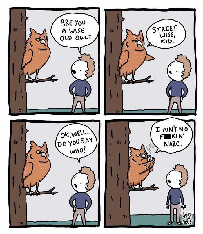 25 Ridiculous &lsquo;Goat To Self&rsquo; Comics With Dark Humor And Unexpected Turns (New Pics)