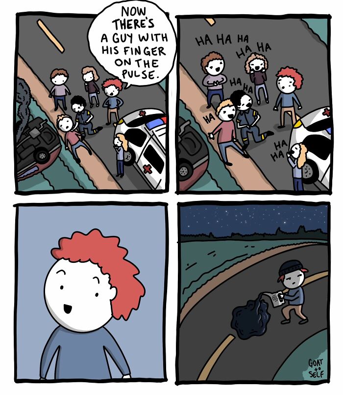 25 Ridiculous &lsquo;Goat To Self&rsquo; Comics With Dark Humor And Unexpected Turns (New Pics)