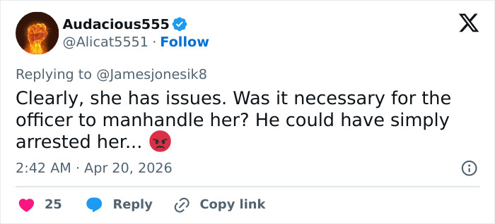 “Karen” Faces Instant Karma After Making Racist Comments To Kids Then Biting Cop