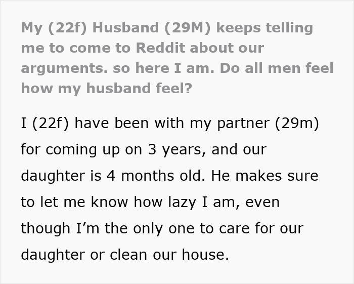 Toxic Man Calls Stay-At-Home Wife “Lazy Waste Of Space,” Tells Her To Finish Chores To Get His Love