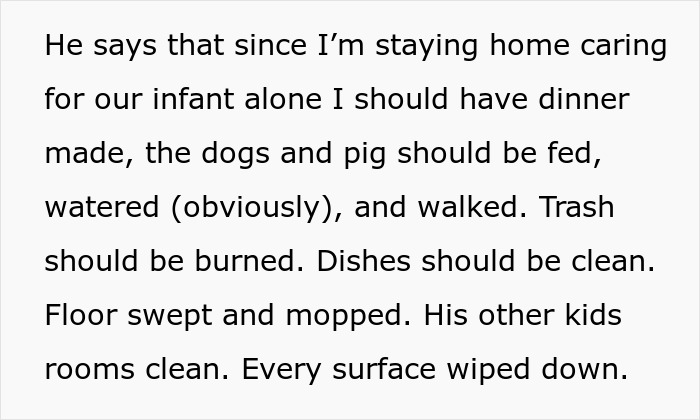 Toxic Man Calls Stay-At-Home Wife “Lazy Waste Of Space,” Tells Her To Finish Chores To Get His Love